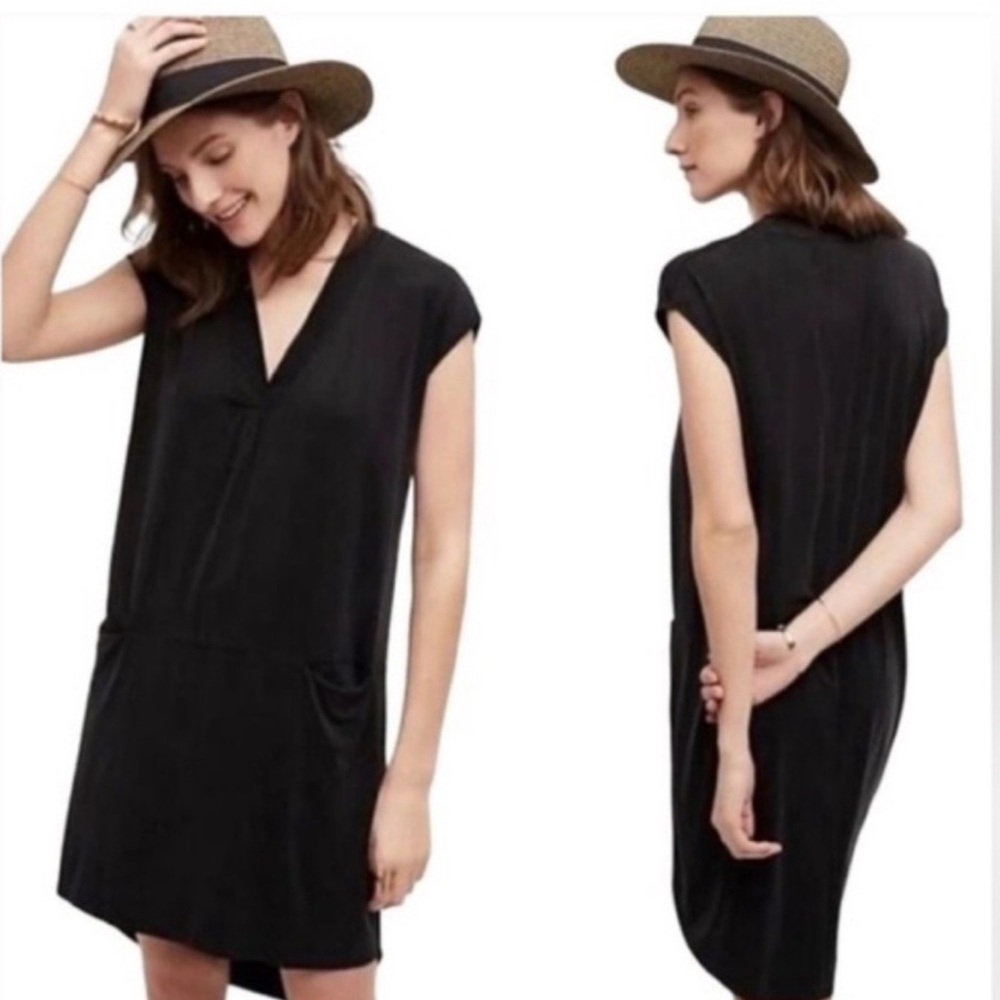 Anthropologie Dolan black Lola cocoon dress medium